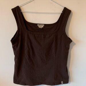Royal Robbins 95% Cotton Trek / Athletic Top / Chocolate Brown.